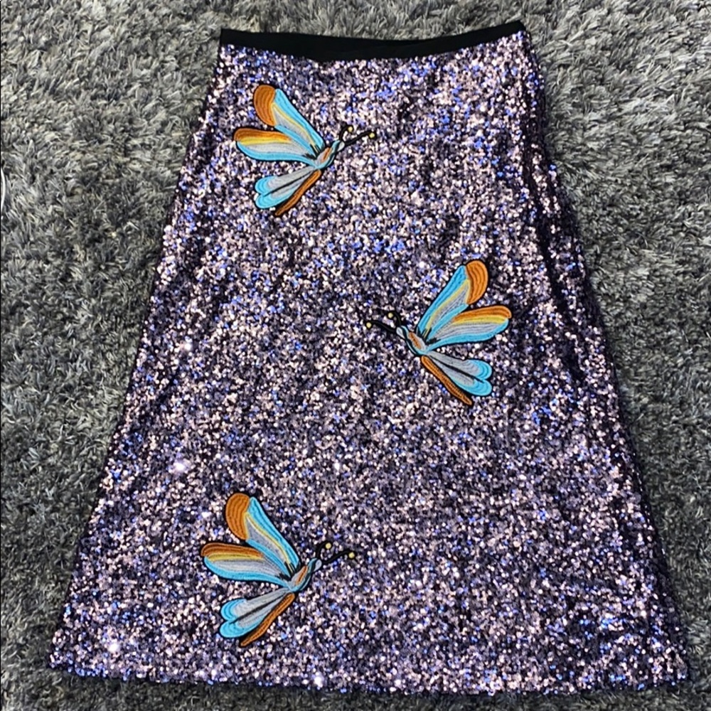 H&M Sequin Skirt Size 10